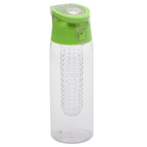 Bidon Frutello 700 ml, zielony/transparentny