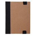 Notes memo 100x180/70k linia Kraft Paper, czarny/beżowy