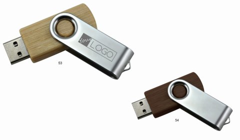 Flash 03 wood - 32 GB 54 - ciemne drzewo