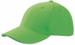 Sandwich cap 4100 - jasny zielony/biały