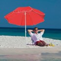 Parasol plażowy FORT LAUDERDALE kolor czerwony