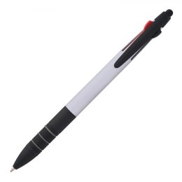 Długopis plastikowy 3w1 touch pen BOGOTA kolor szary