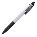 Długopis plastikowy 3w1 touch pen BOGOTA kolor szary