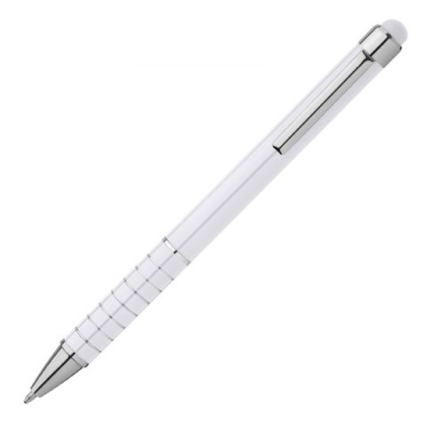 Długopis metalowy touch pen LUEBO kolor biały