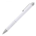 Długopis metalowy touch pen LUEBO kolor biały