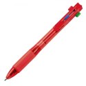 Długopis plastikowy 4w1 NEAPEL kolor czerwony