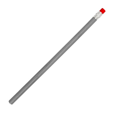 Ołówek z gumką HICKORY kolor szary