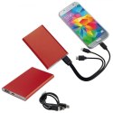 Power bank 4 000 mAh LIETO kolor czerwony