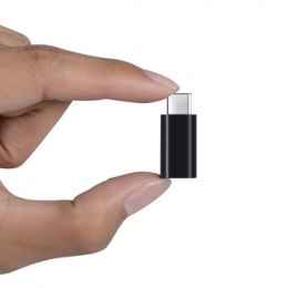 Adapter USB TYP-C/micro USB kolor czarny