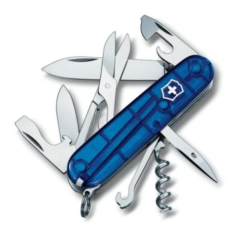 Scyzoryk Climber transparentny Victorinox kolor niebieski