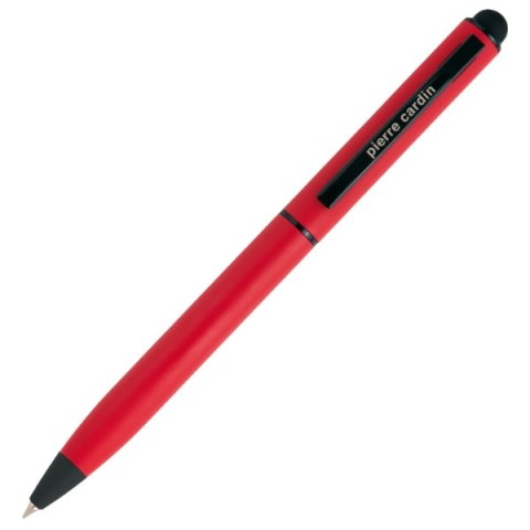 Długopis metalowy touch pen, soft touch CELEBRATION Pierre Cardin kolor czerwony