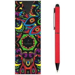 Długopis metalowy touch pen, soft touch CELEBRATION Pierre Cardin kolor czerwony