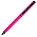 Długopis metalowy touch pen, soft touch CELEBRATION Pierre Cardin kolor różowy