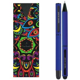 Zestaw piśmienny długopis i pióro kulkowe CELEBRATION Pierre Cardin kolor niebieski
