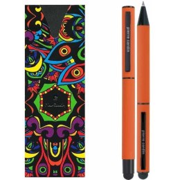 Zestaw piśmienny długopis i pióro kulkowe CELEBRATION Pierre Cardin kolor pomarańczowy