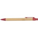 Długopis bambusowy HALLE kolor czerwony