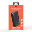 Power bank Silicon Power QS15 20000 mAh kolor czarny