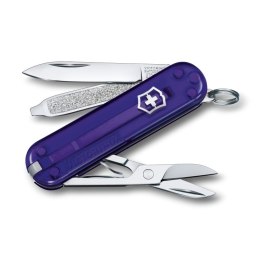 Scyzoryk Classic SD transparentny Victorinox kolor fioletowy