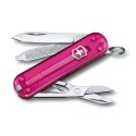 Scyzoryk Classic SD transparentny Victorinox kolor różowy