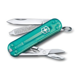 Scyzoryk Classic SD transparentny Victorinox kolor turkusowy