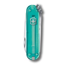 Scyzoryk Classic SD transparentny Victorinox kolor turkusowy