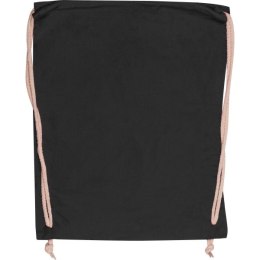 Worek sportowy bawełniany 140 g/m2 CARLSBAD kolor czarny