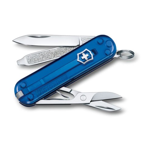 Scyzoryk Classic SD transparentny Victorinox kolor niebieski