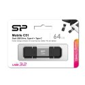 Pendrive Silicon Power Mobile - C51 3.2, 64GB kolor czarny