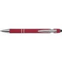 Długopis aluminiowy touch pen kolor Czerwony