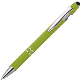 Długopis aluminiowy touch pen kolor Jasnozielony