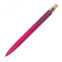 Długopis z aluminium z recyklingu kolor Różowy