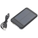 Power bank 4000 mAh - solarny kolor Czarny