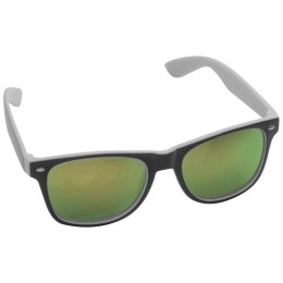 Plastikowe okulary przeciwsłoneczne UV400 kolor Biały