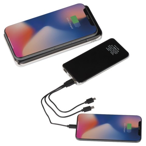 Power bank 8000 mAh indukcyjny kolor Czarny