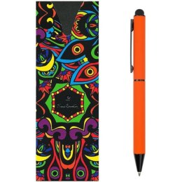 Długopis metalowy touch pen, soft touch CELEBRATION Pierre Cardin kolor Pomarańczowy