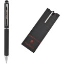Długopis metalowy touch pen, soft touch CLAUDIE Pierre Cardin kolor Czarny
