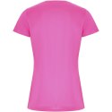 Imola sportowa koszulka damska z krótkim rękawem pink fluor (R04284P4)