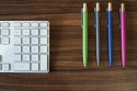Długopis z aluminium z recyklingu kolor Ciemnoszary