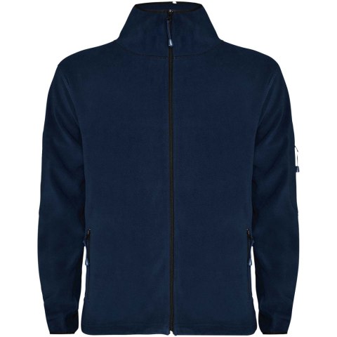 Luciane męska kurtka polarowa z zamkiem błyskawicznym na całej długości navy blue (R11951R1)