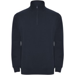 Aneto bluza rozpinany pod szyją na suwak navy blue (R11091R1)