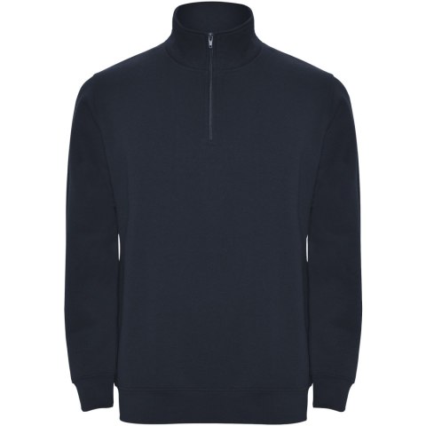 Aneto bluza rozpinany pod szyją na suwak navy blue (R11091R5)