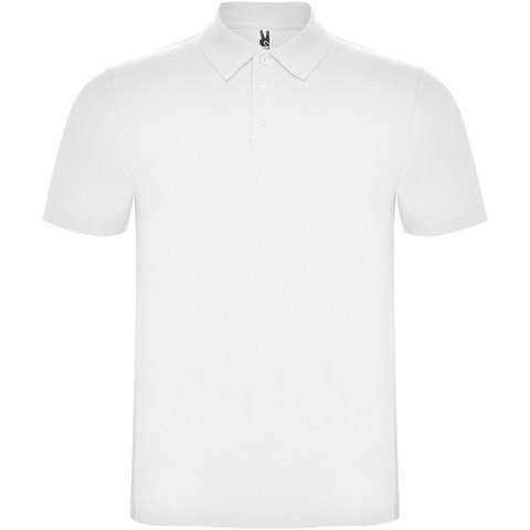 Austral koszulka polo unisex z krótkim rękawem biały (R66321Z2)