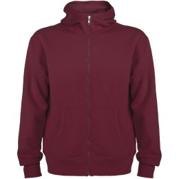 Montblanc bluza unisex z kapturem z suwakiem na całej długości garnet (R64212P1)