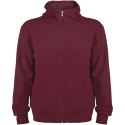 Montblanc bluza unisex z kapturem z suwakiem na całej długości garnet (R64212P6)