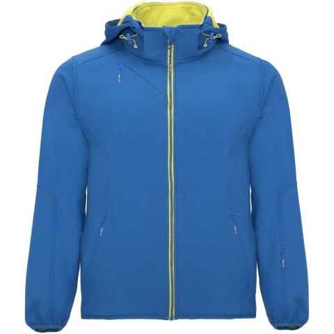 Siberia kurtka unisex typu softshell błękit królewski (R64284T0)