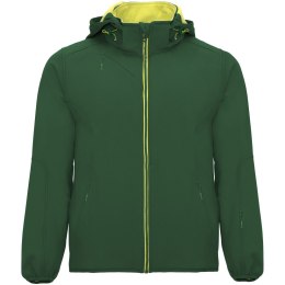 Siberia kurtka unisex typu softshell butelkowa zieleń (R64284Z0)