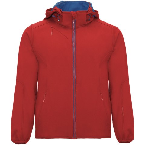 Siberia kurtka unisex typu softshell czerwony (R64284I0)