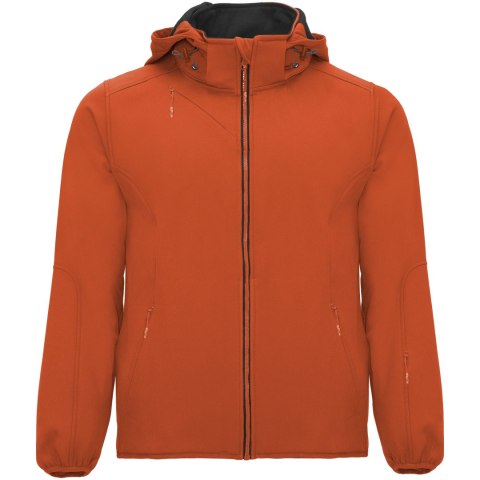 Siberia kurtka unisex typu softshell vermillon orange (R64283J0)