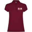 Star koszulka damska polo z krótkim rękawem garnet (R66342P2)