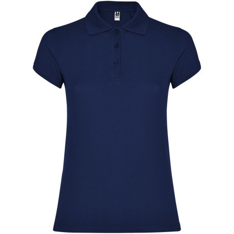 Star koszulka damska polo z krótkim rękawem navy blue (R66341R6)